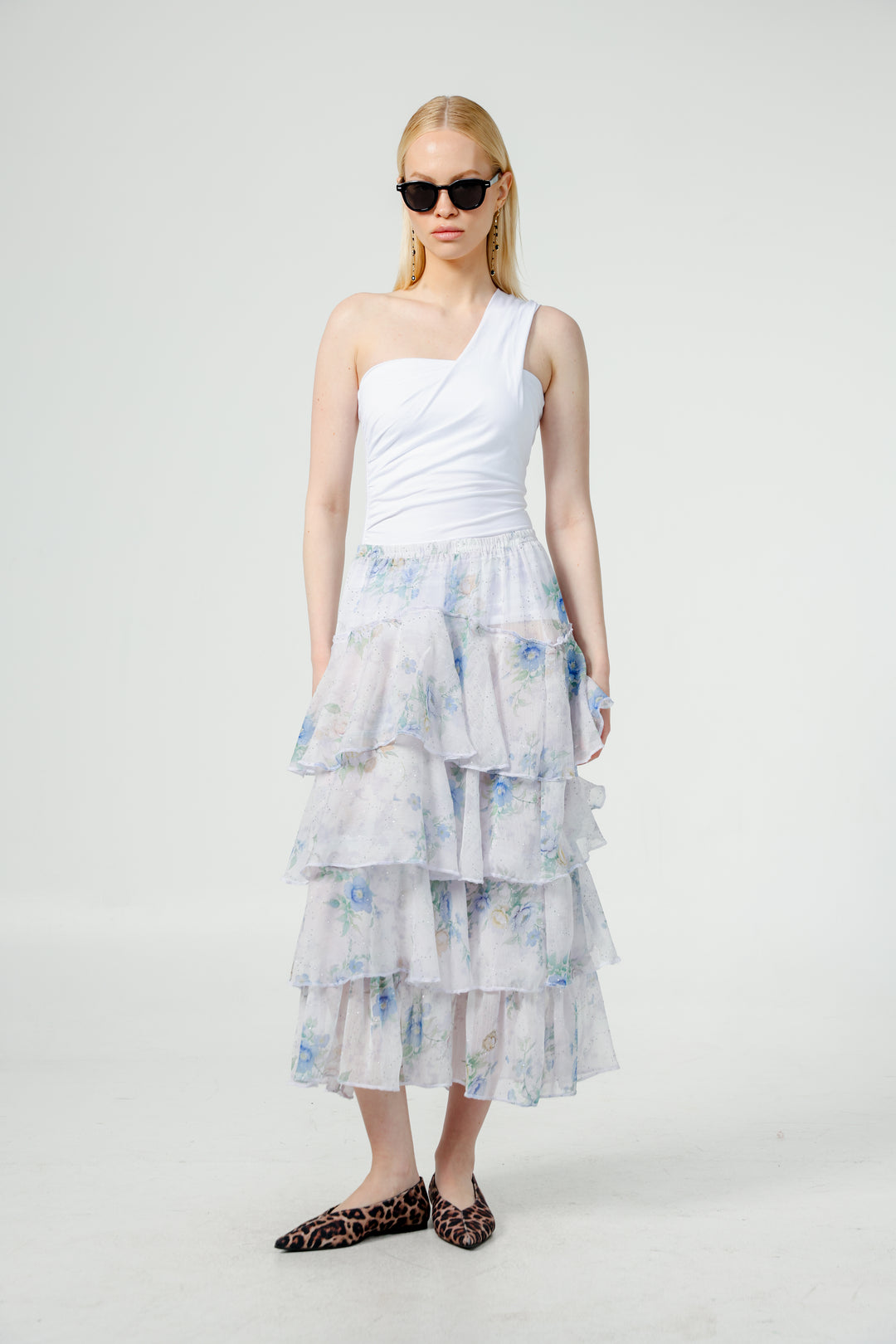 Sketch Floral Skirt