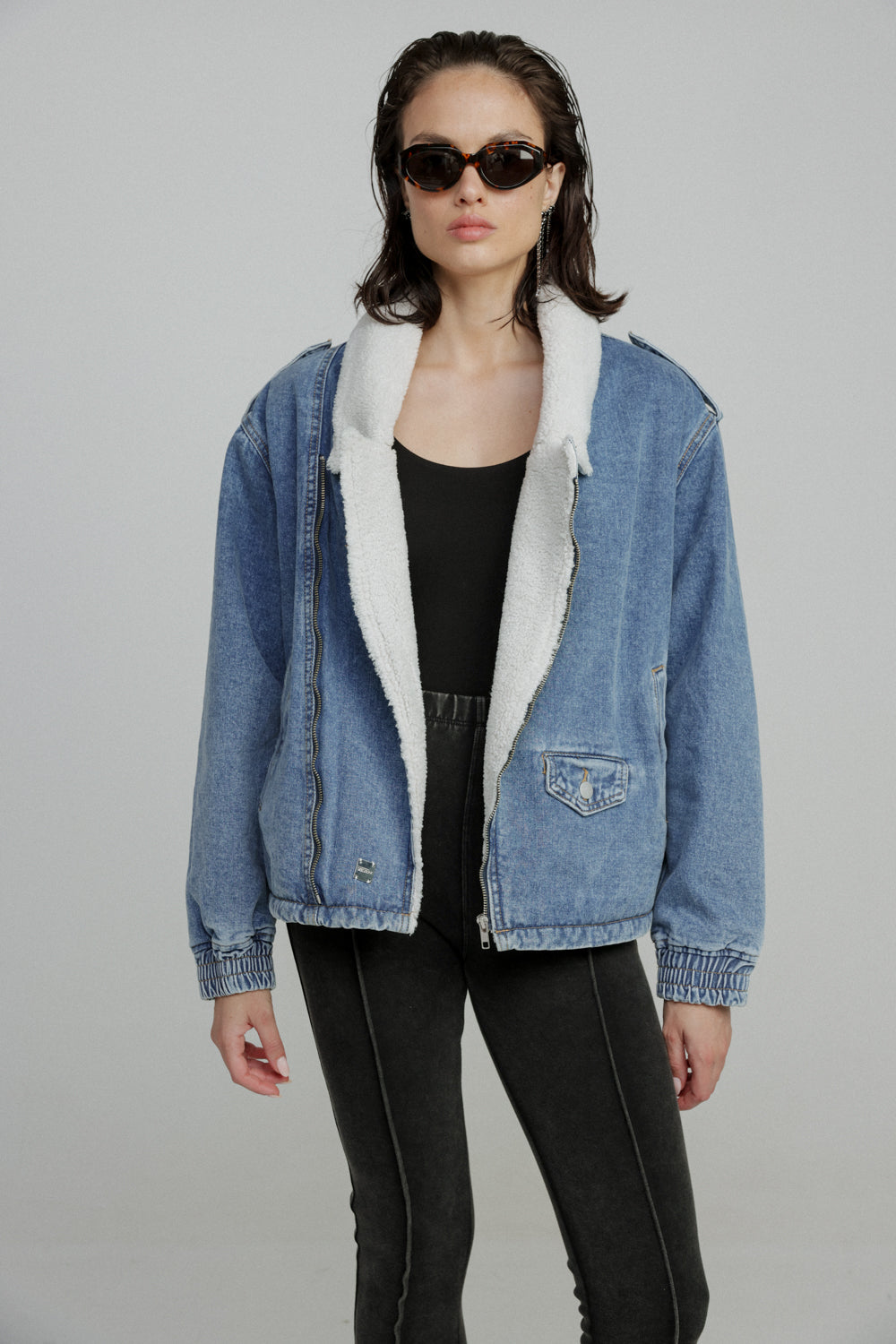 ג'קט ג'ינס נשים Regent Blue Denim Jacket