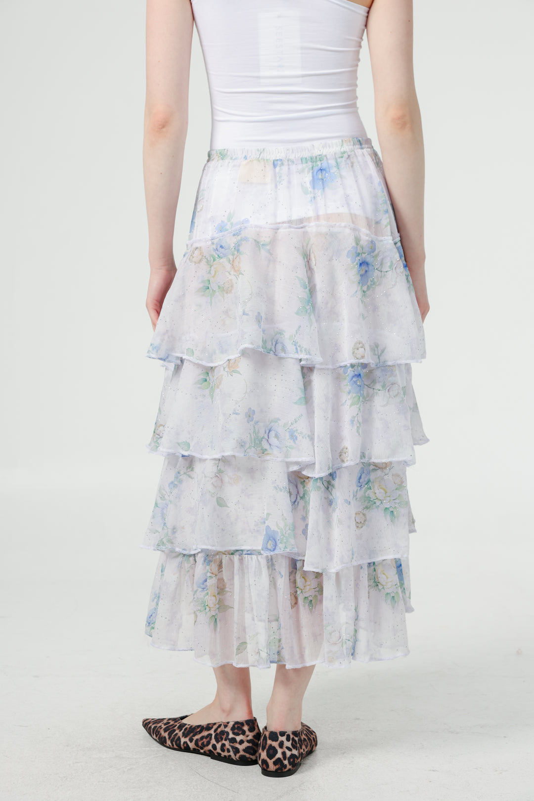 Sketch Floral Skirt