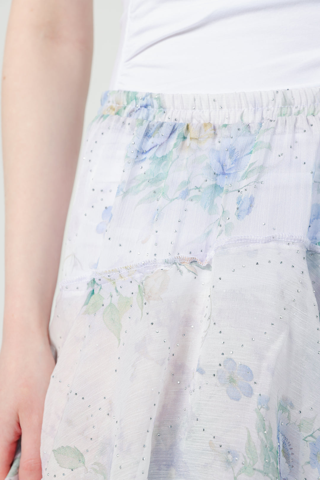 Sketch Floral Skirt