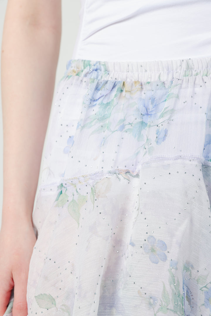 Sketch Floral Skirt