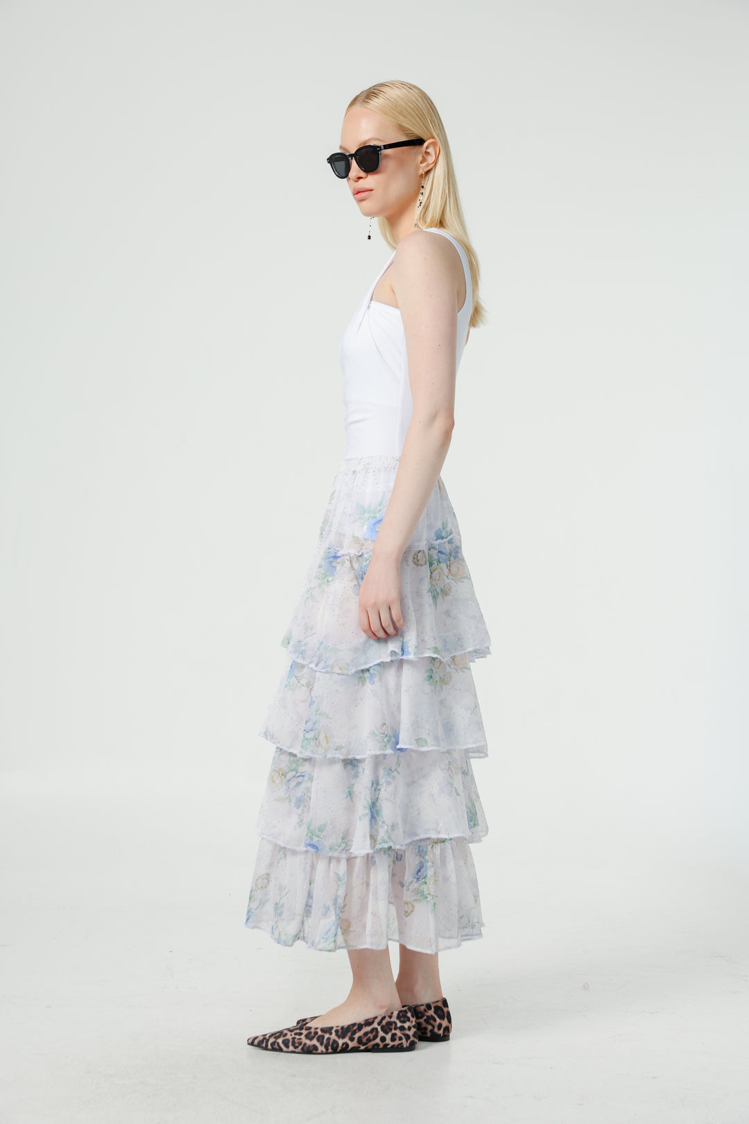 Sketch Floral Skirt