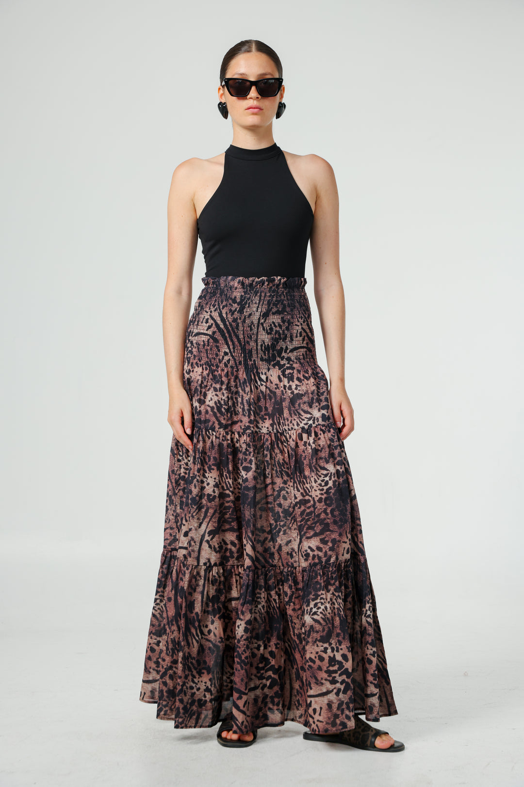 Centara Leopard Skirt