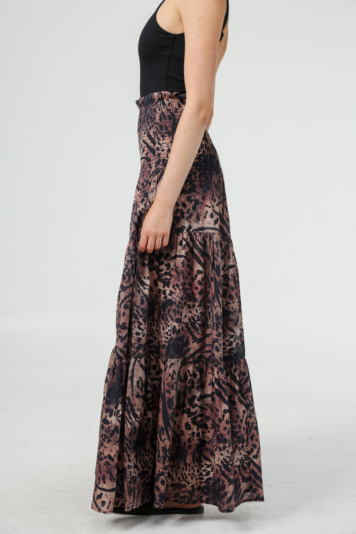 Centara Leopard Skirt