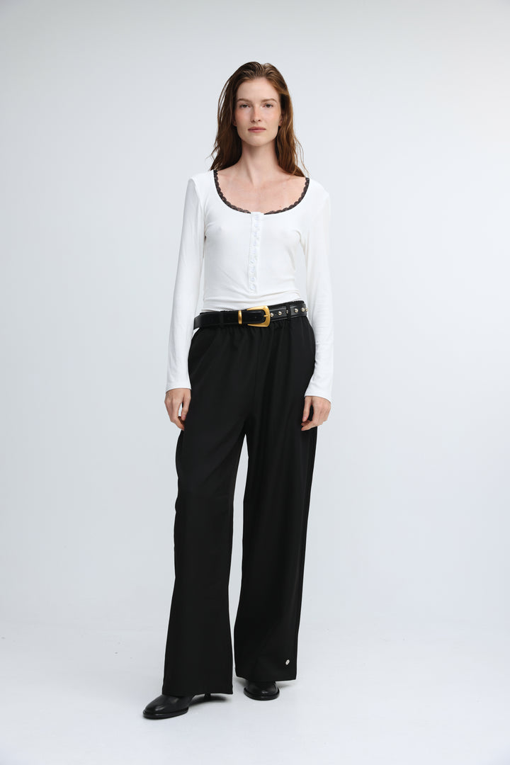 Associate White/Black Shirt