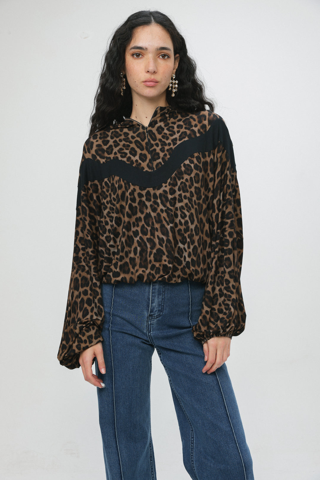 Adama Leopard Mix Polo פולו מנומר נשים