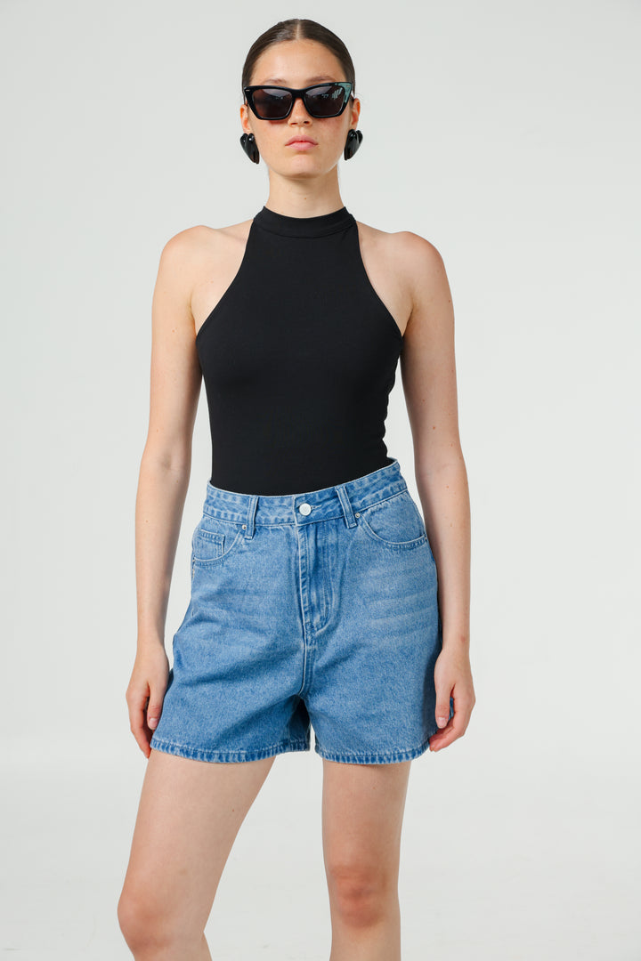Pardon Black Bodysuit