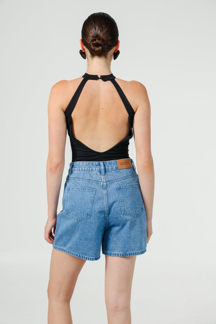 Pardon Black Bodysuit