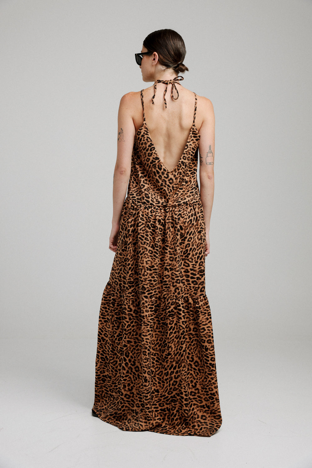 Crete Leopard Maxi Dress