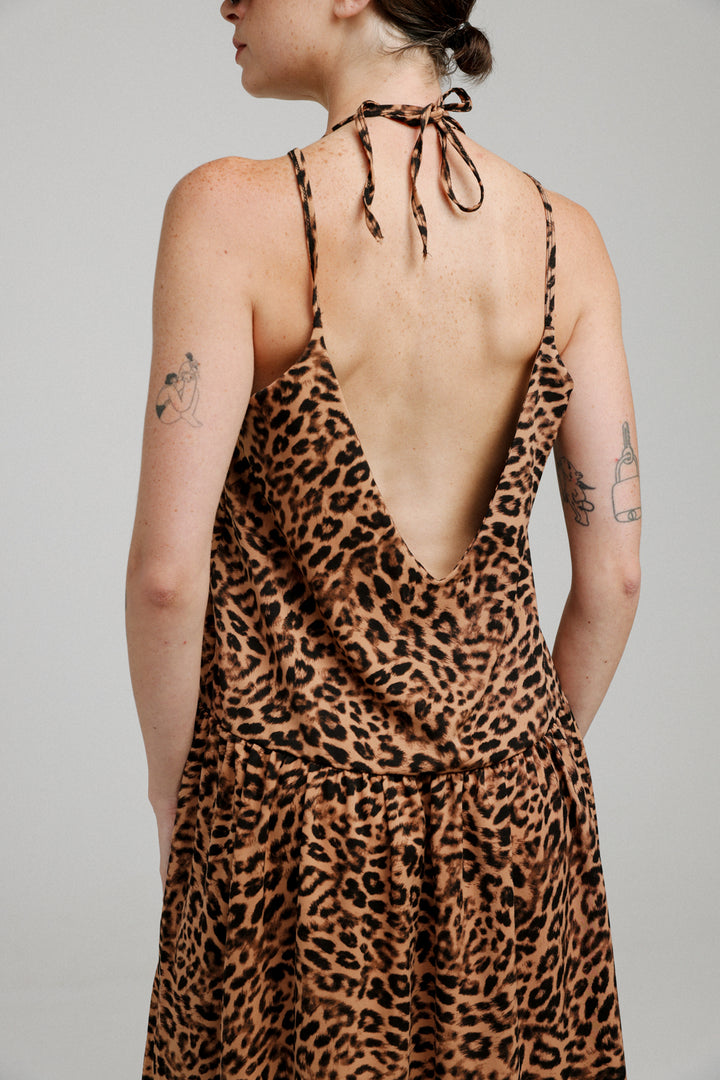 Crete Leopard Maxi Dress