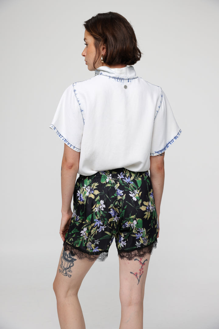 Rise Dark Floral Shorts