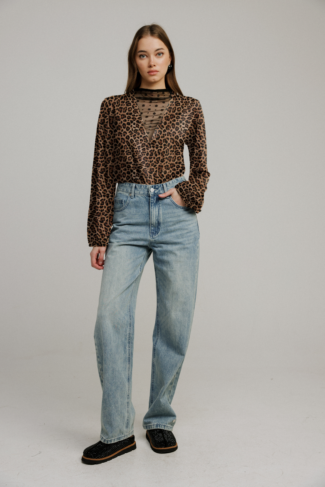 Field Leopard Lace Shirt