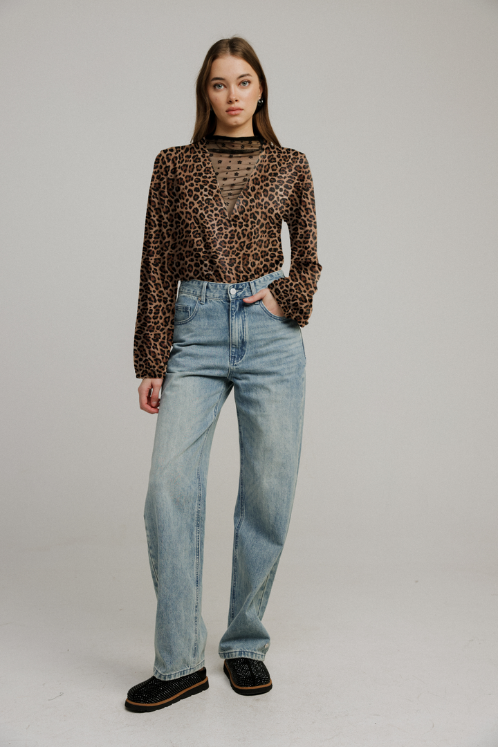 Field Leopard Lace Shirt