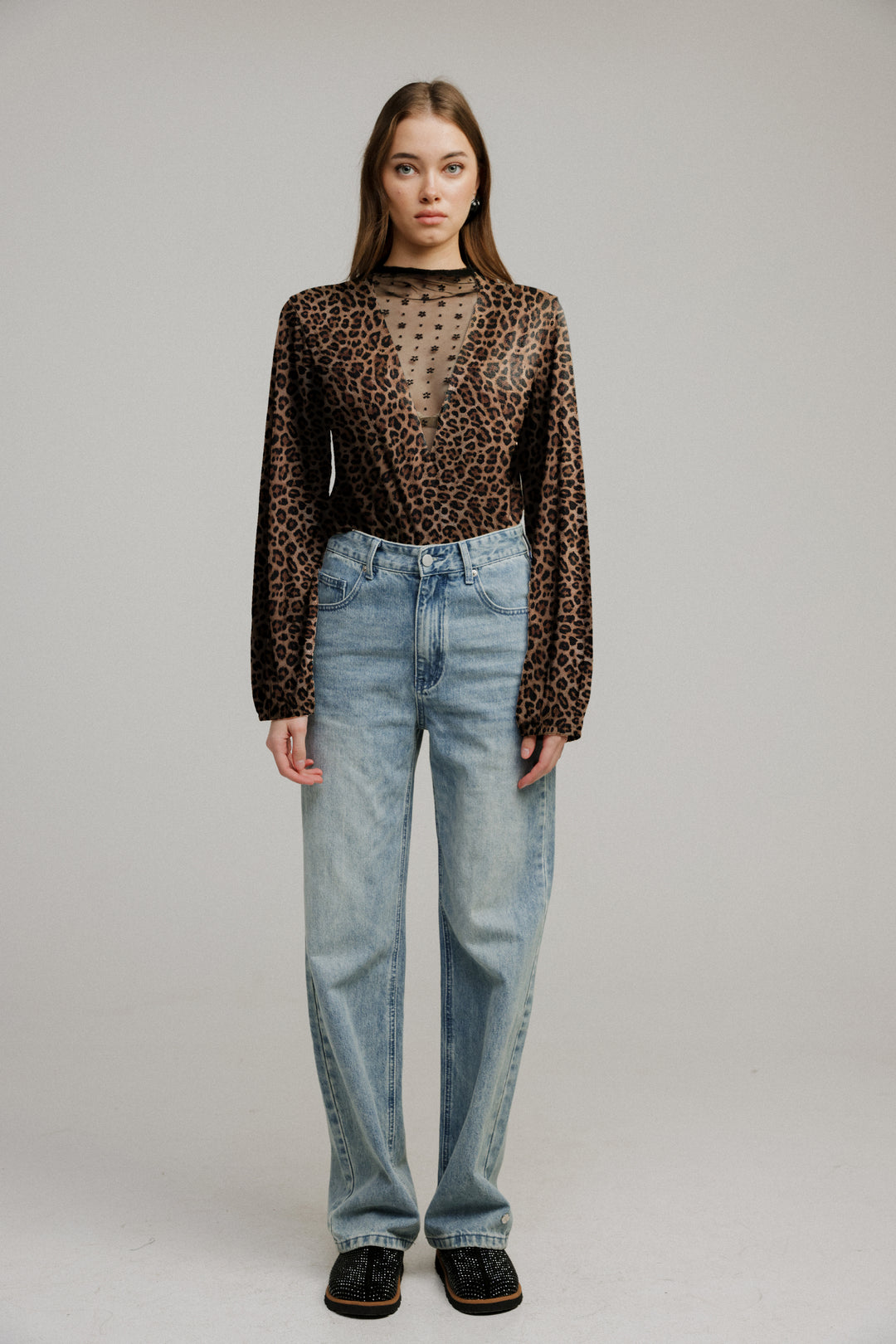 Field Leopard Lace Shirt