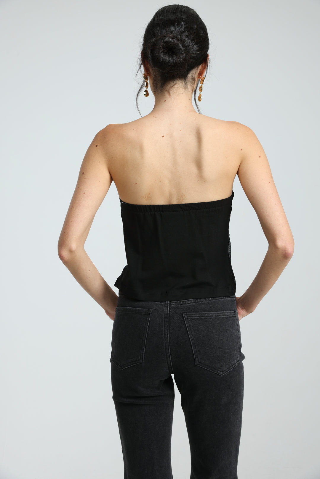 Fantasia Black Strapless Top