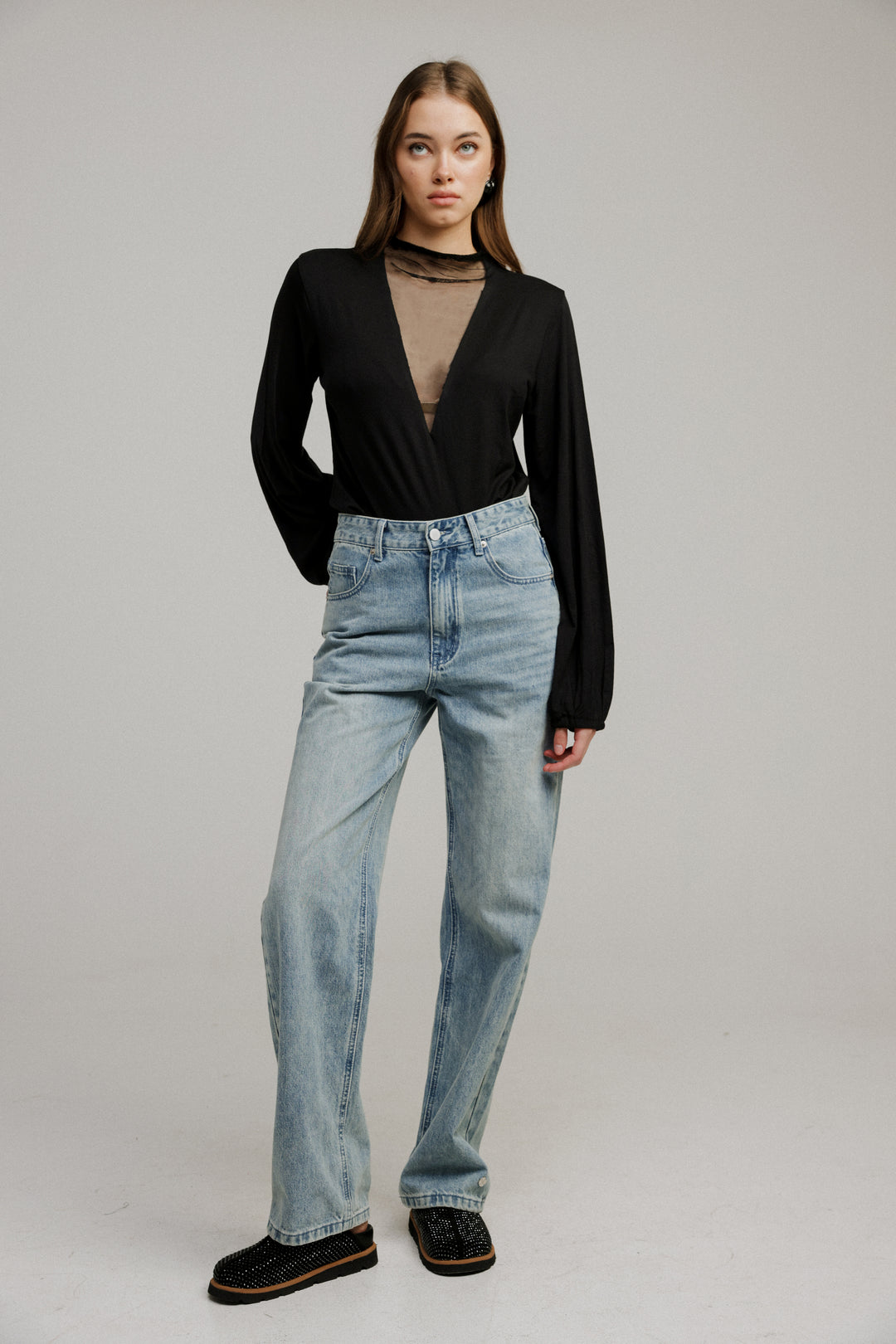 Field Black Mesh Shirt