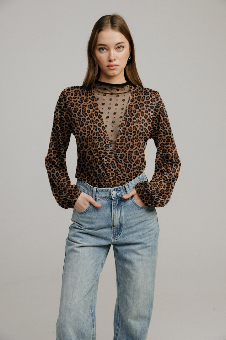 Field Leopard Lace Shirt