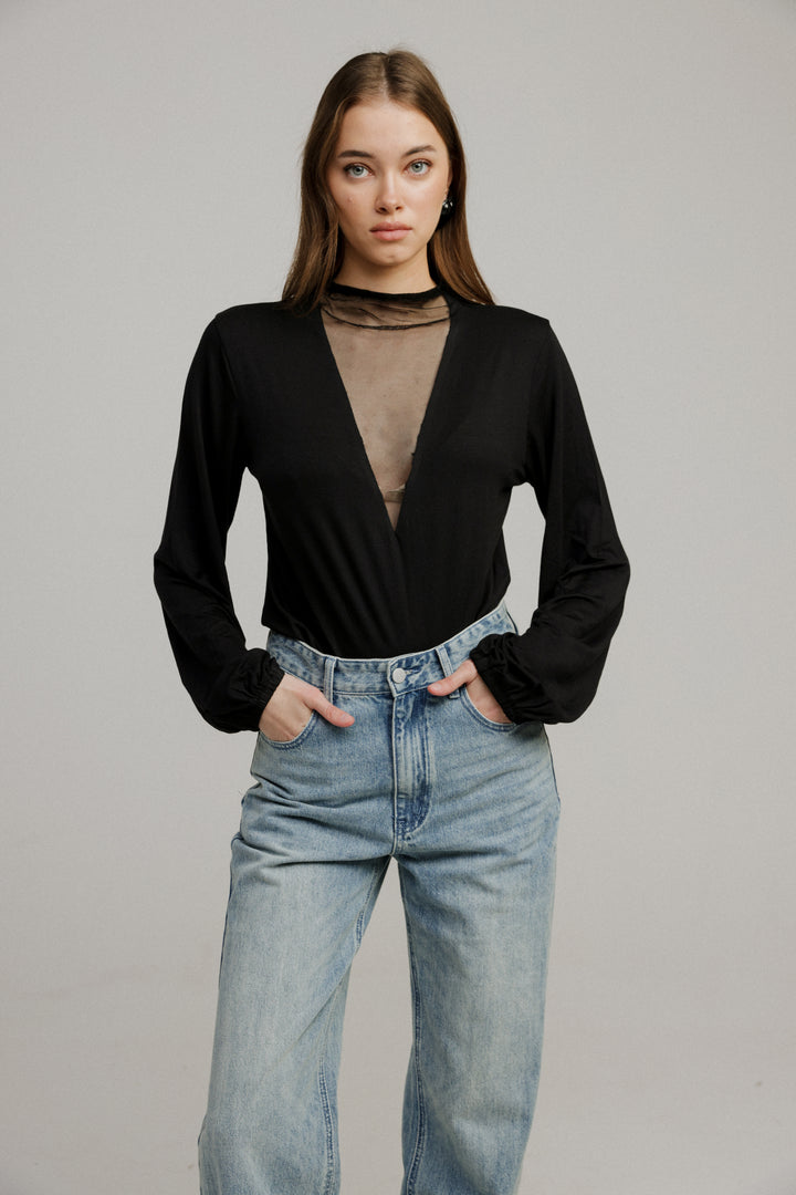 Field Black Mesh Shirt