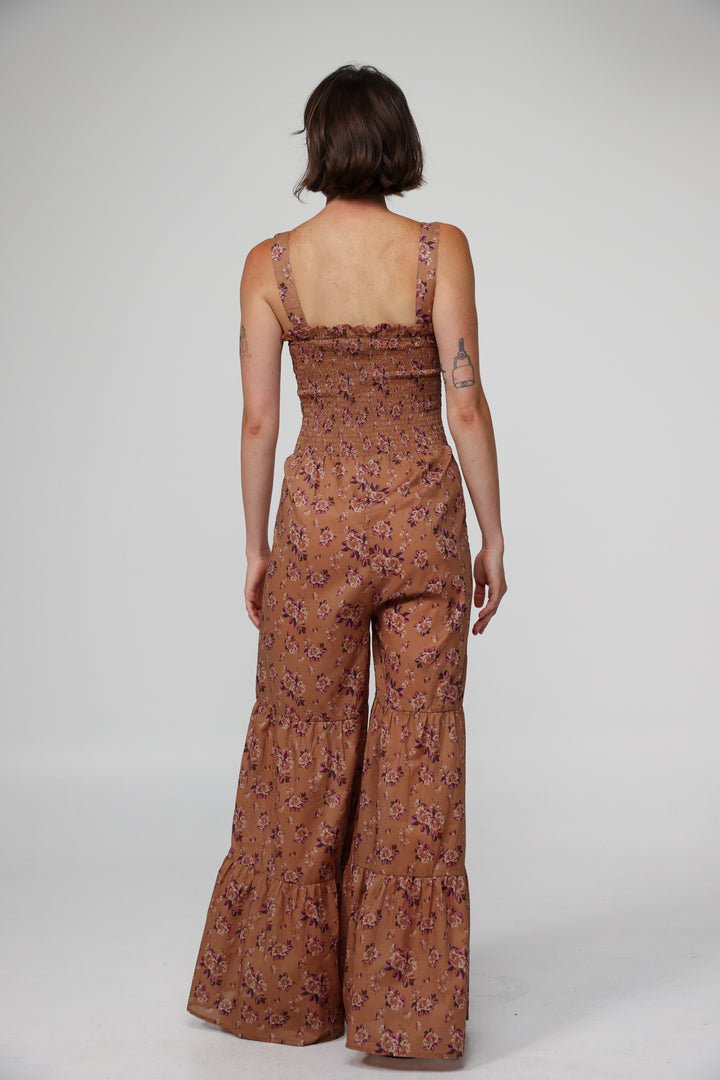 אוברול פרחוני גב Centara Floral Jumpsuit