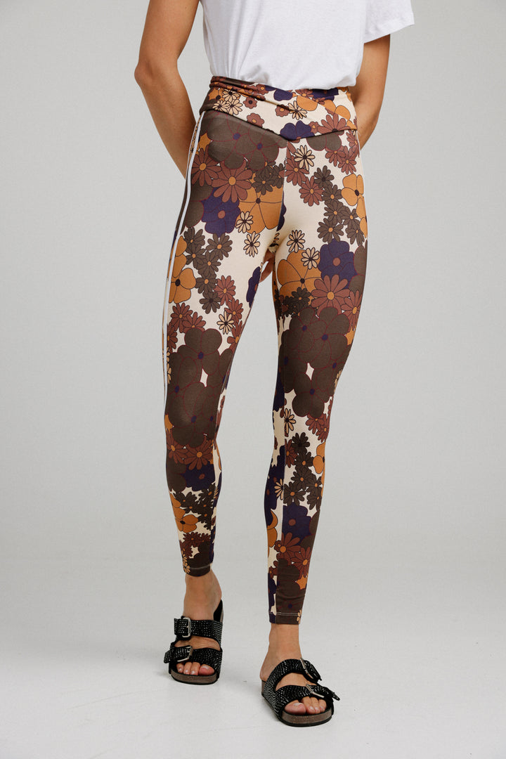 Dani Floral Striped Leggings