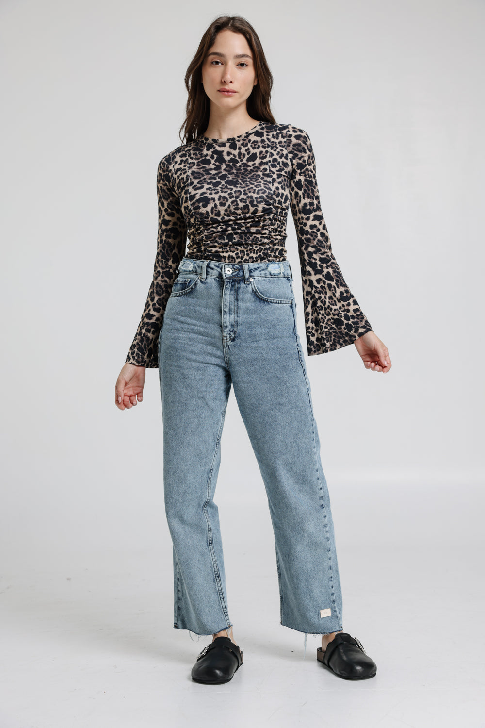 Reyna Leopard Top