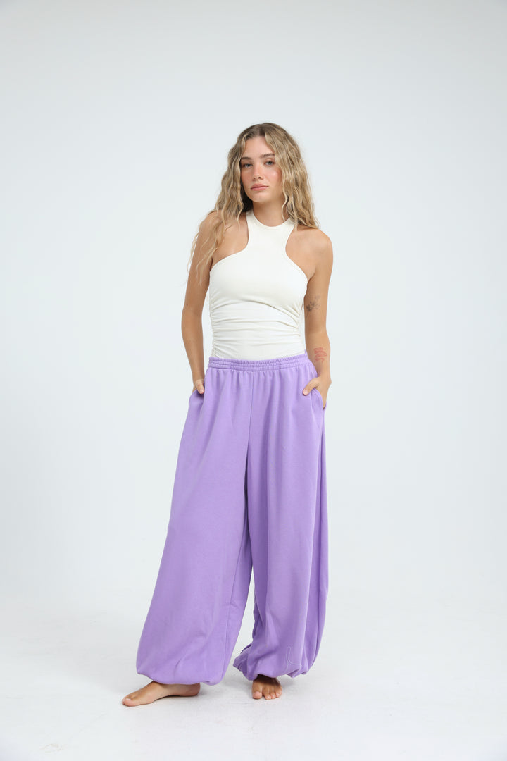 Clean40 Purple Balloon Joggers