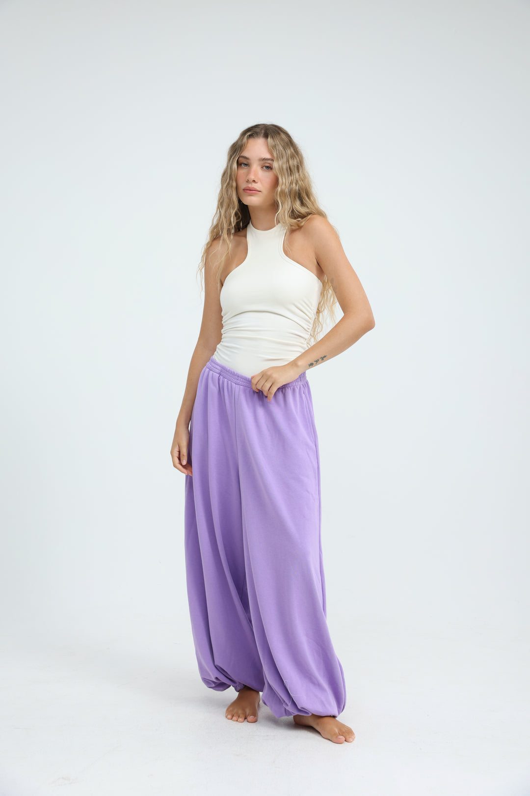 Clean40 Purple Balloon Joggers