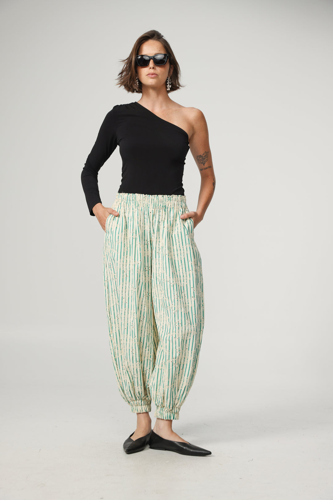 Balloon Green Stripes Bottoms