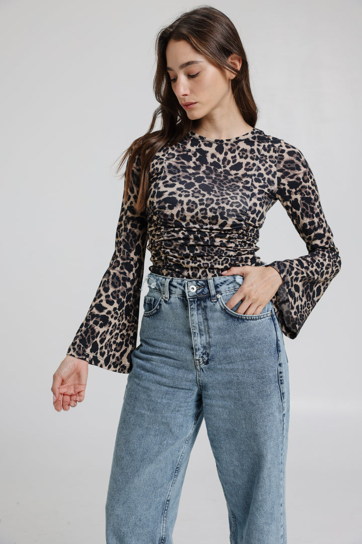 Reyna Leopard Top