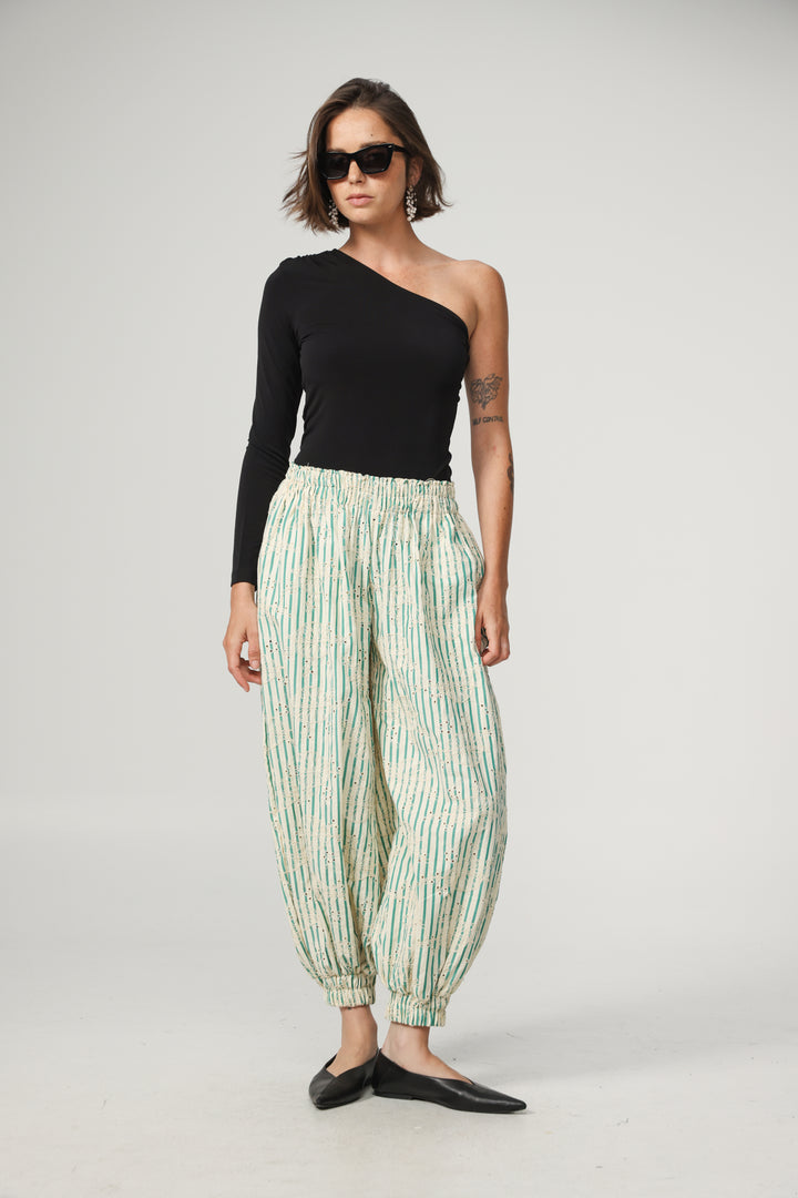 Balloon Green Stripes Bottoms