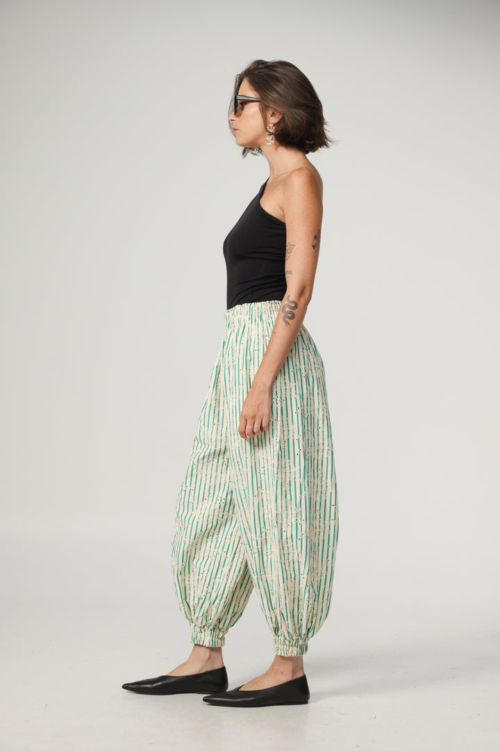 Balloon Green Stripes Bottoms