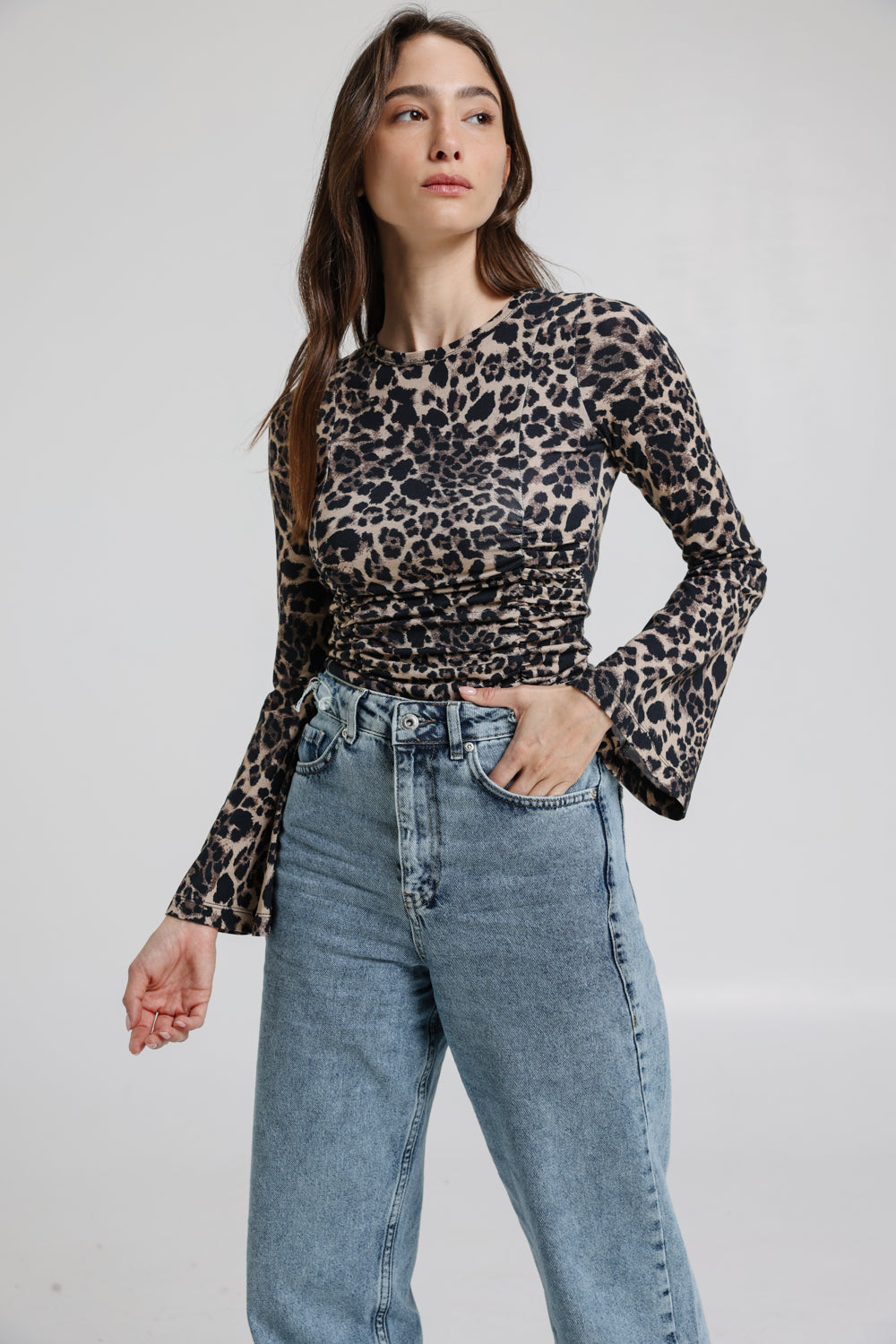 Reyna Leopard Top