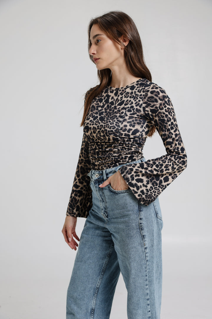 Reyna Leopard Top