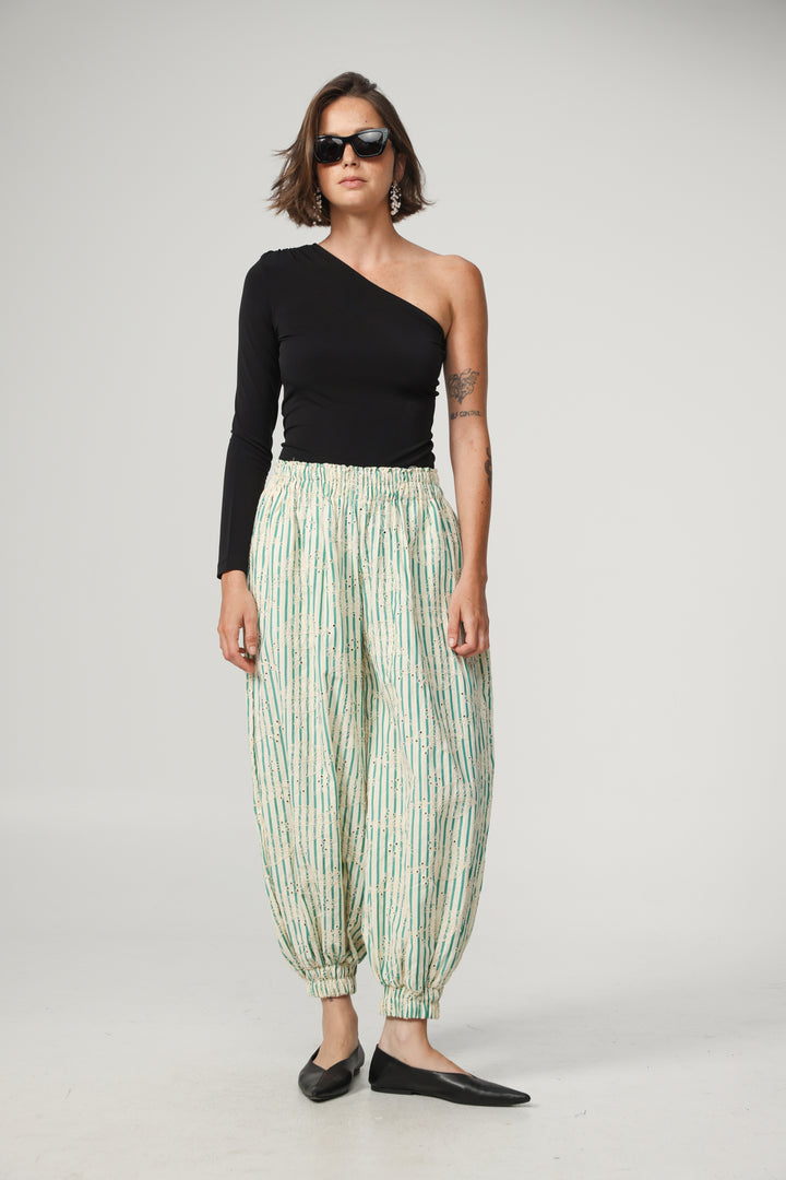 Balloon Green Stripes Bottoms