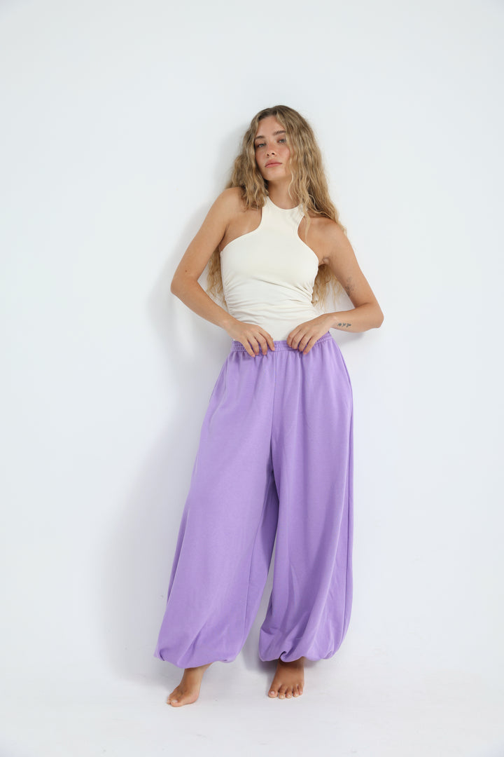 Clean40 Purple Balloon Joggers