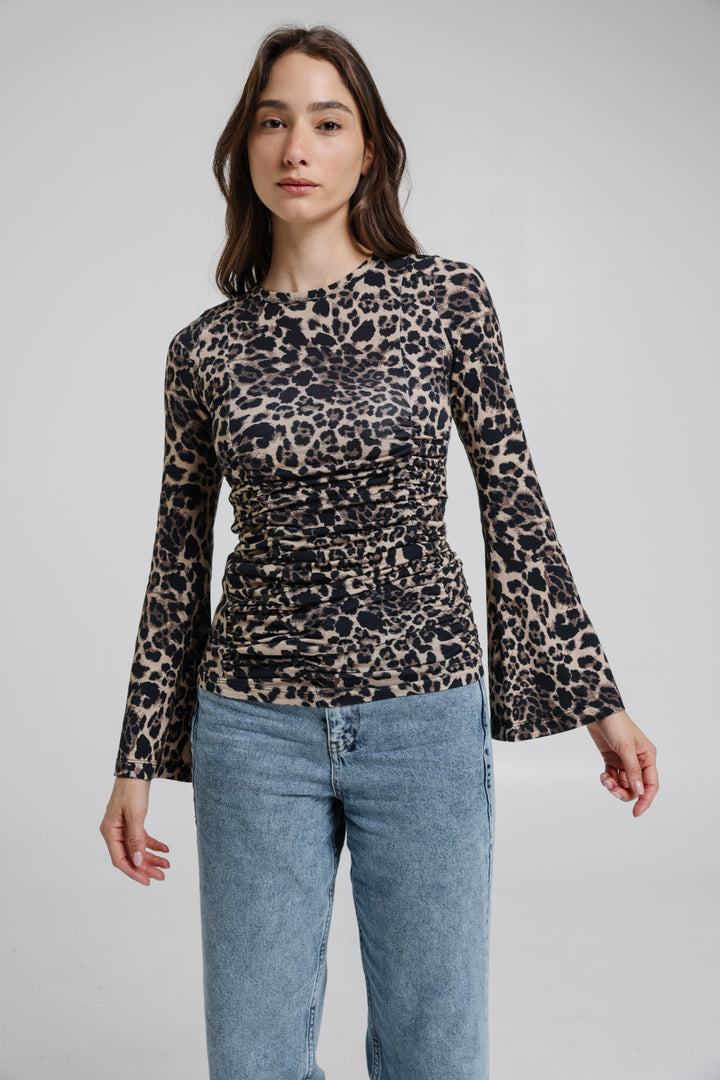 Reyna Leopard Top