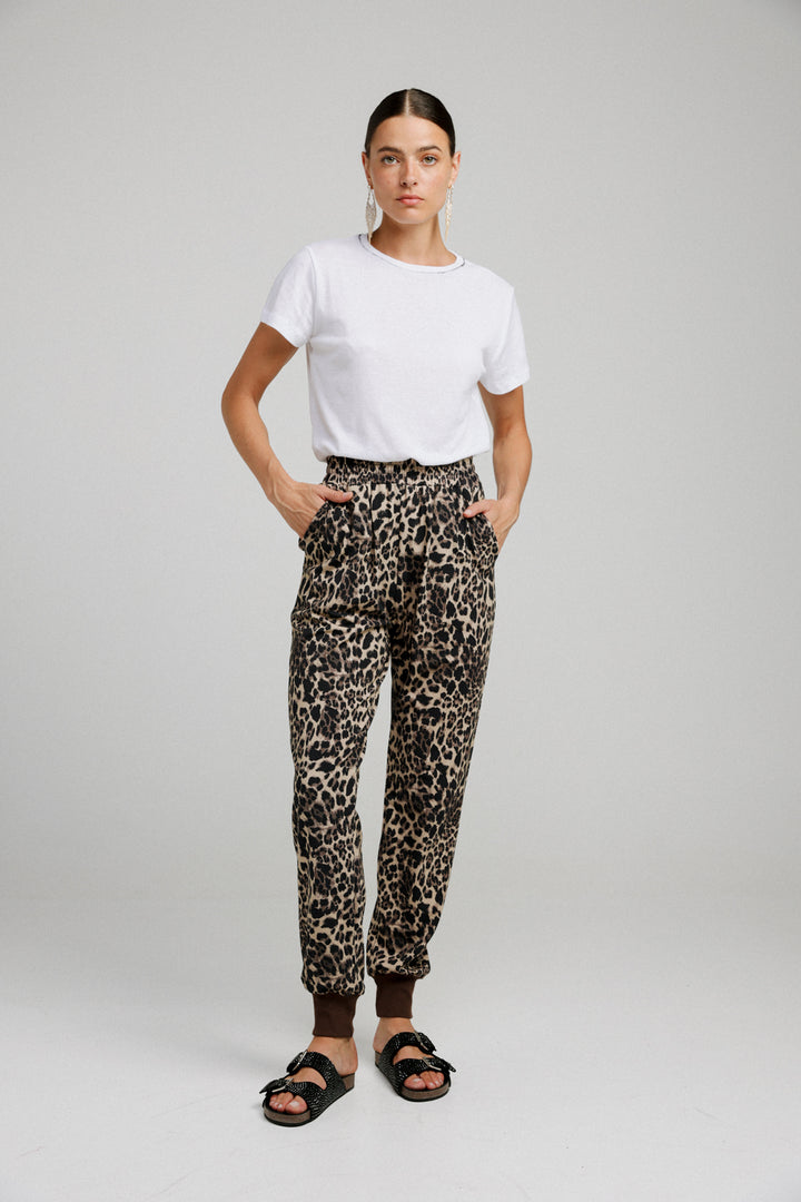 Comfort Leopard Joggers