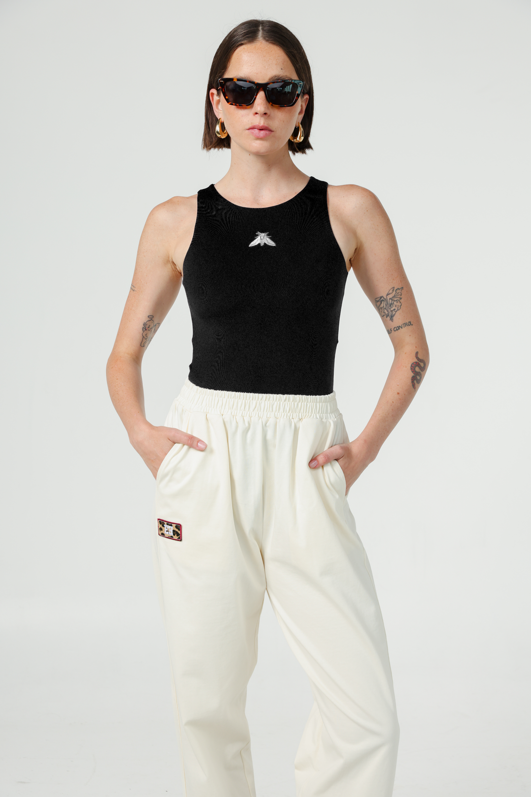 Freedom Black Bodysuit