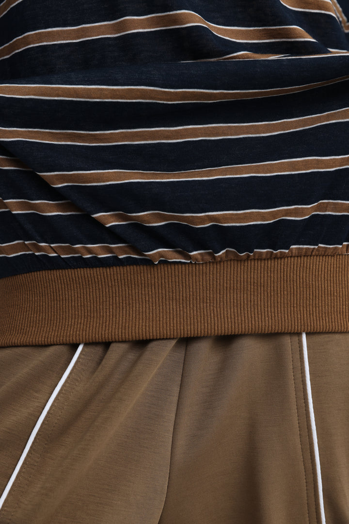 Tom Brown Stripes Shirt