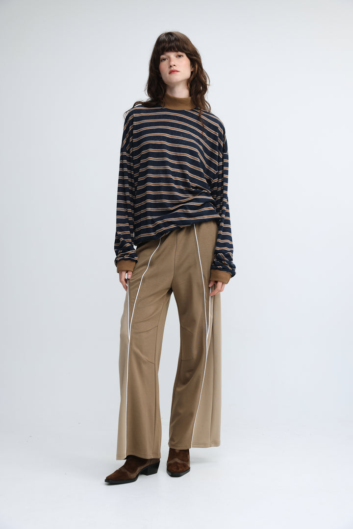 Tom Brown Stripes Shirt