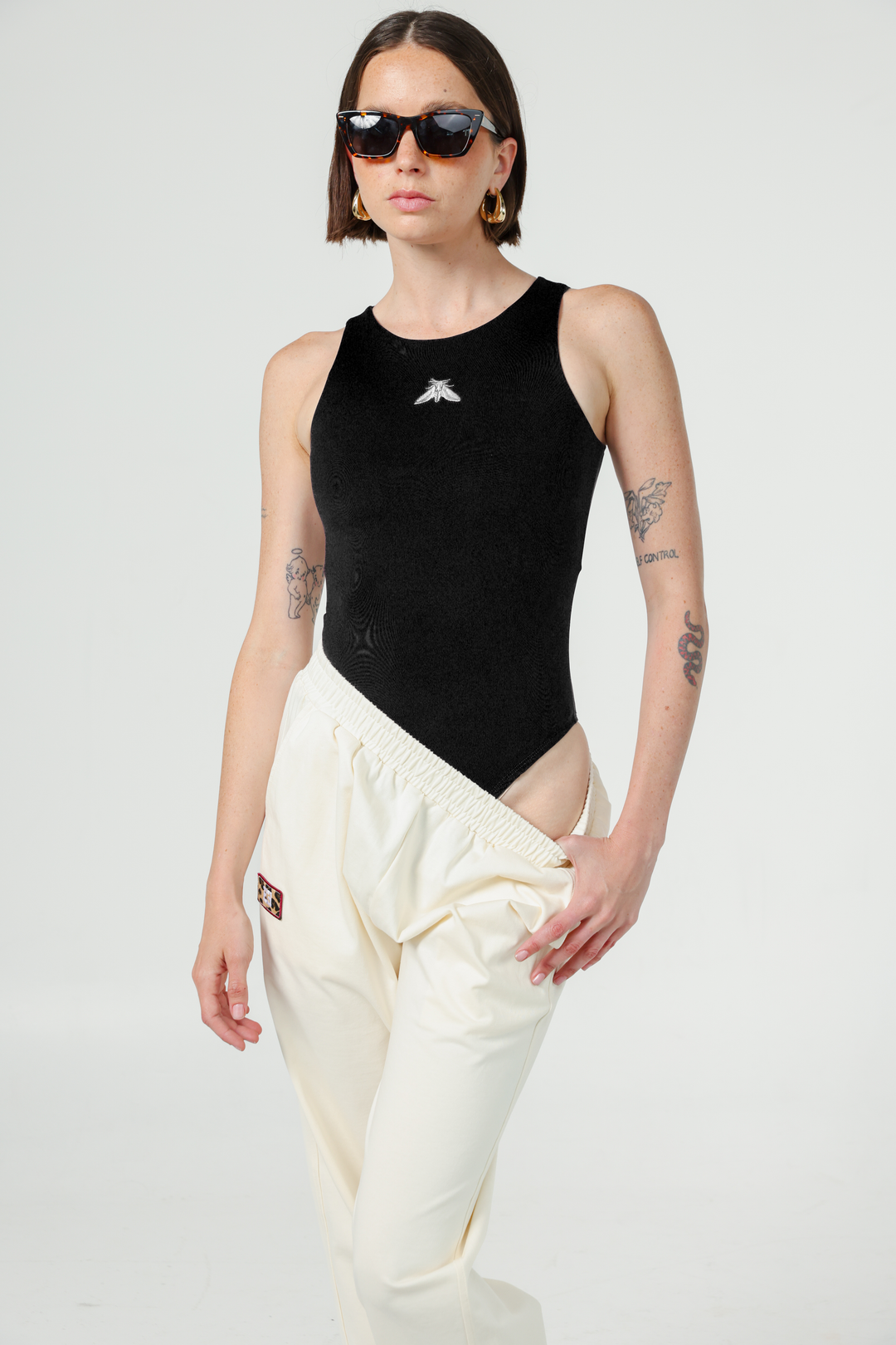 Freedom Black Bodysuit