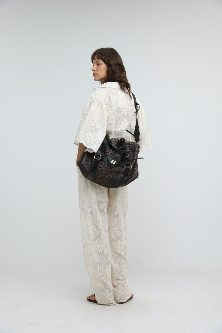 Relocation Leopard Bag