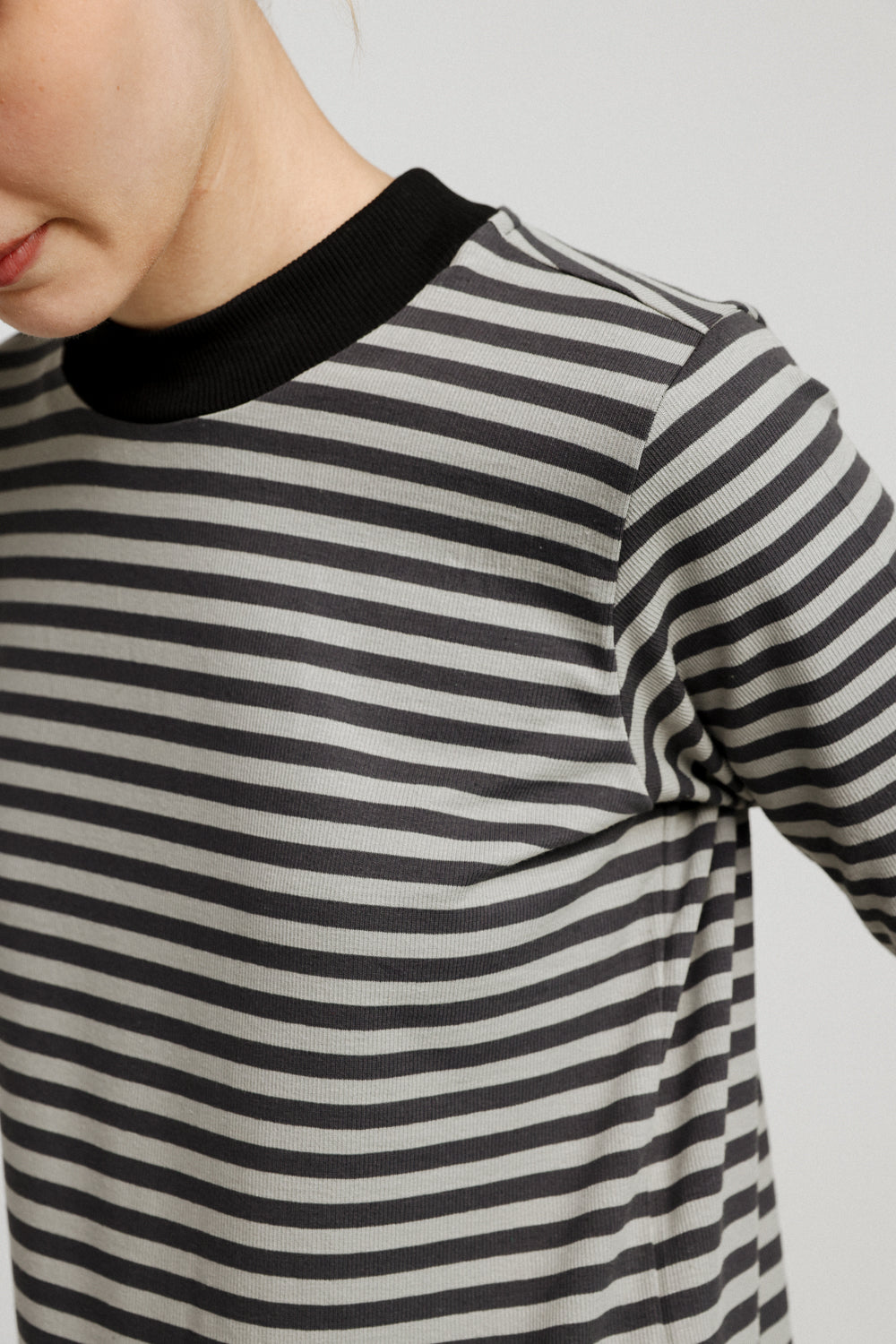 Rebasically Coal&Grey Stripes Shirt