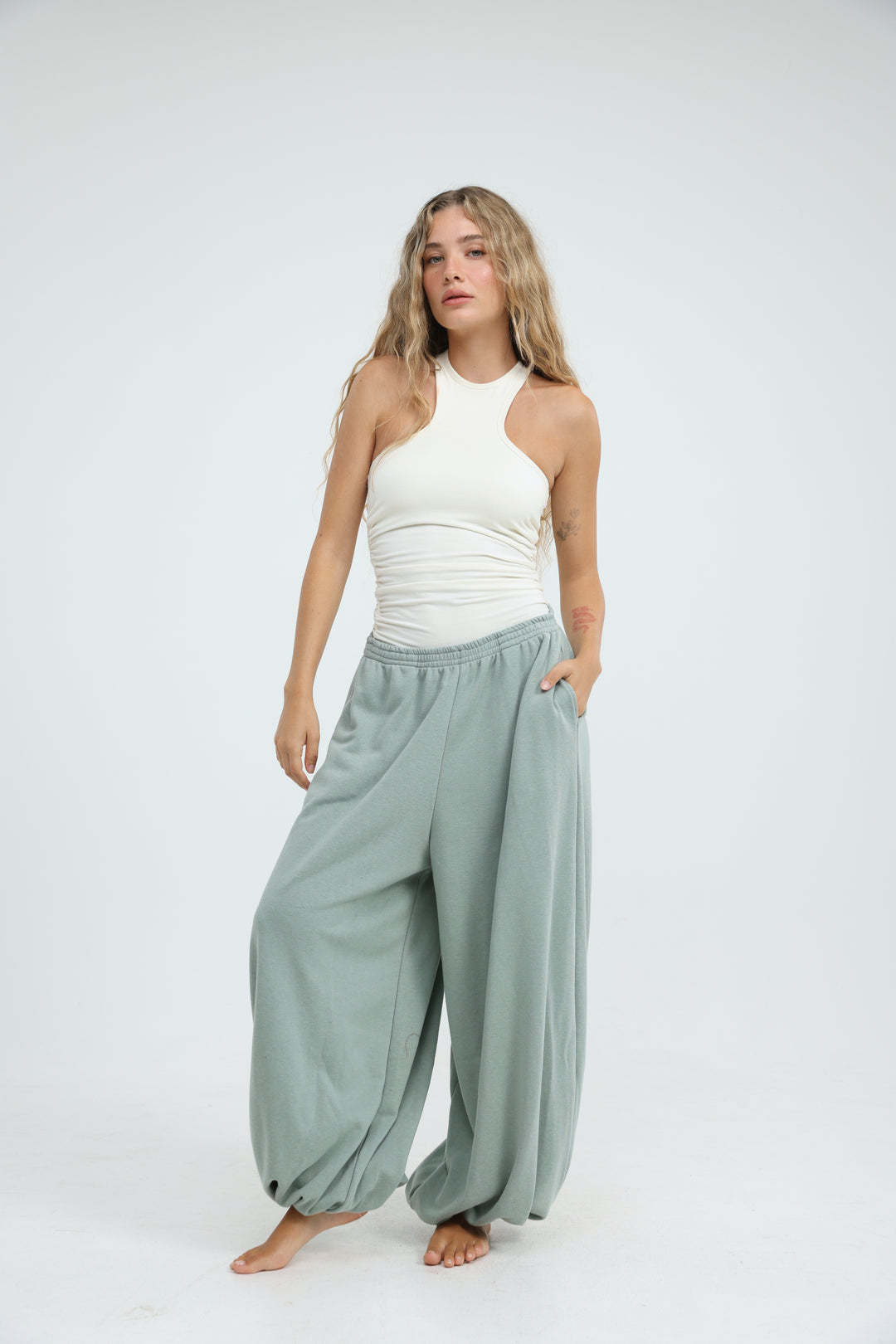 Clean40 Green Balloon Joggers