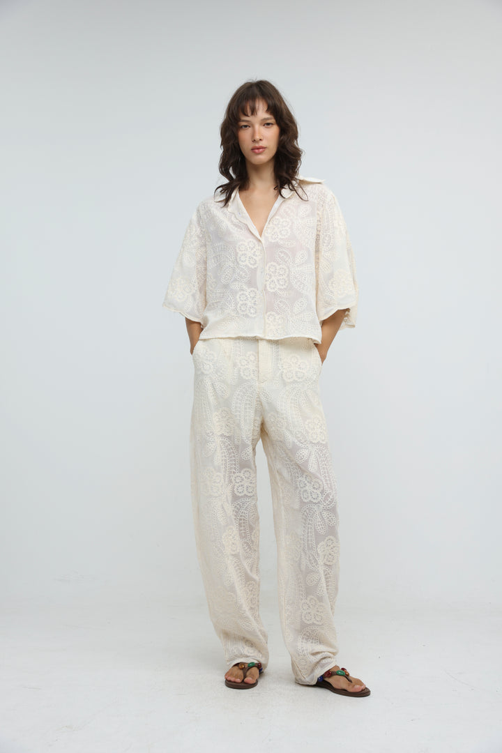 Gaia Cream Bottoms