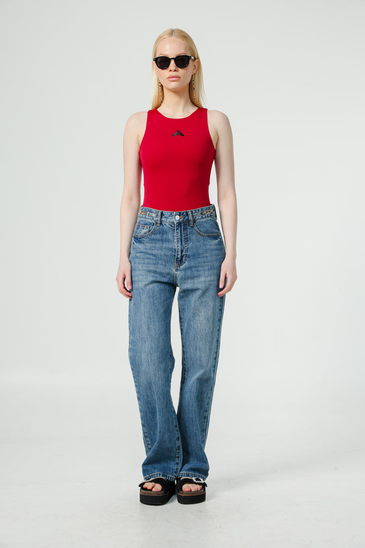Freedom Red Bodysuit