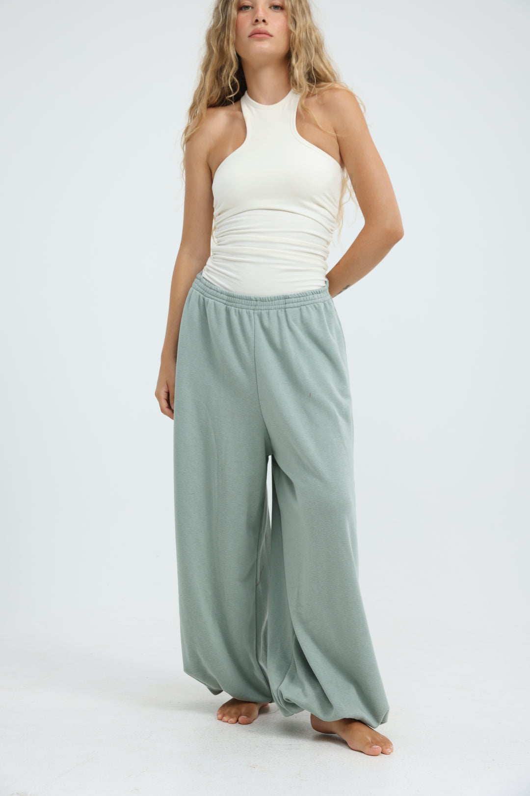 Clean40 Green Balloon Joggers