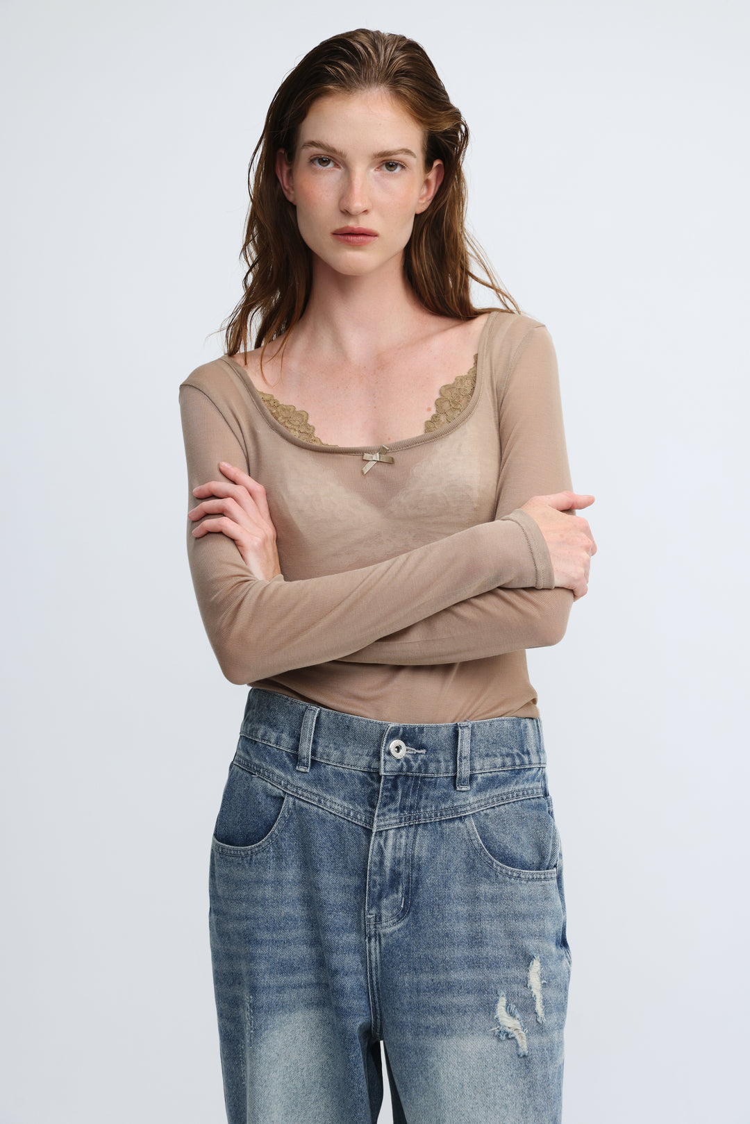 Saba14 Light Brown Shirt