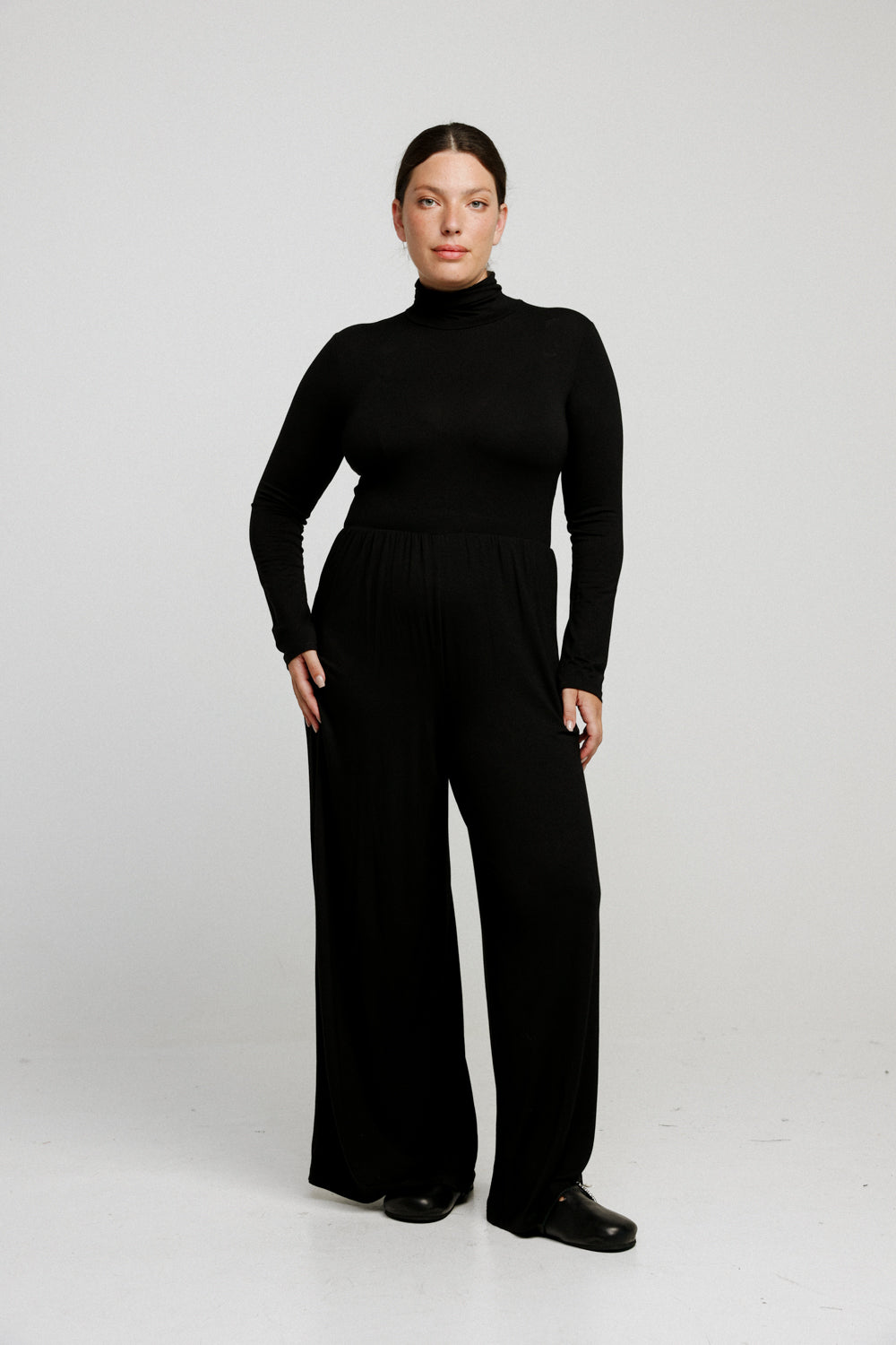 Davos Black Jumpsuit