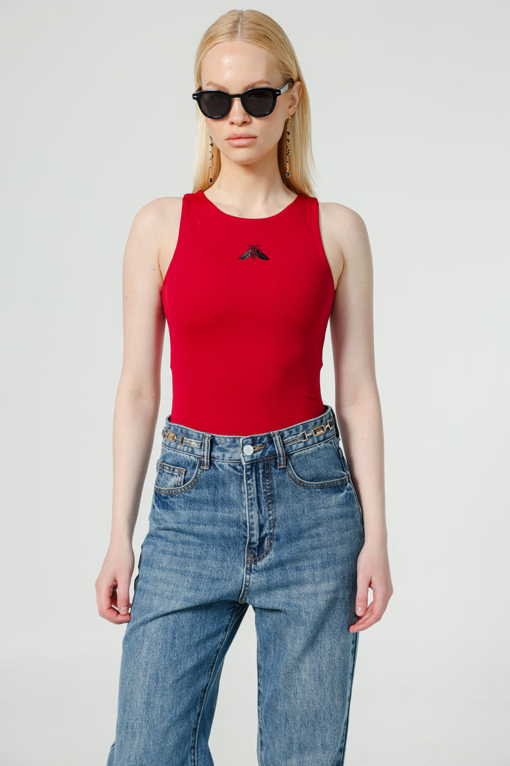 Freedom Red Bodysuit